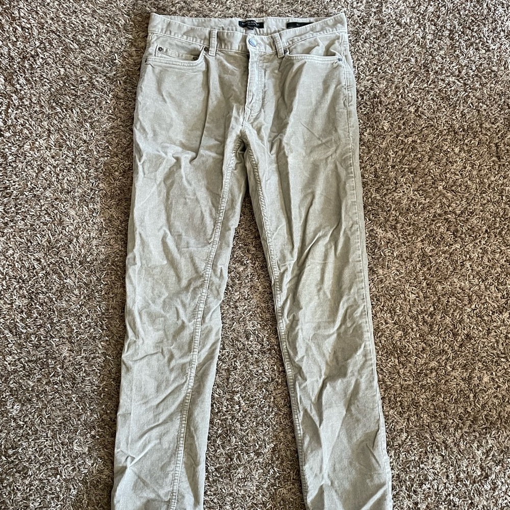 Banana republic Slim fit corduroy tan pants size 32x34